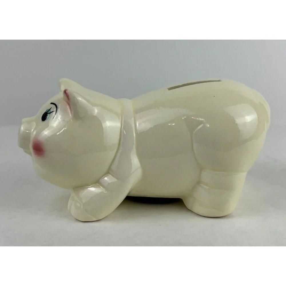 Vintage Ceramic Piggy Bank 6